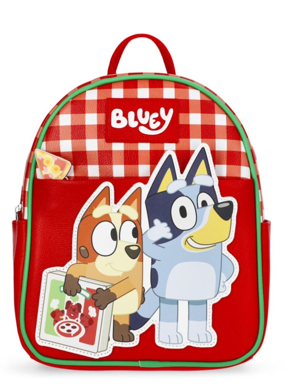 NEW Bluey Women's Pizza Delivery Faux Leather Mini 10.5'' Backpack